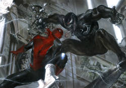 fyeahsuperheroes:  Spidey vs Venom 
