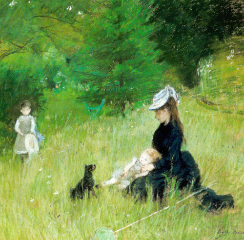 nineteennames:Berthe Morisot - In the Park, 1874 