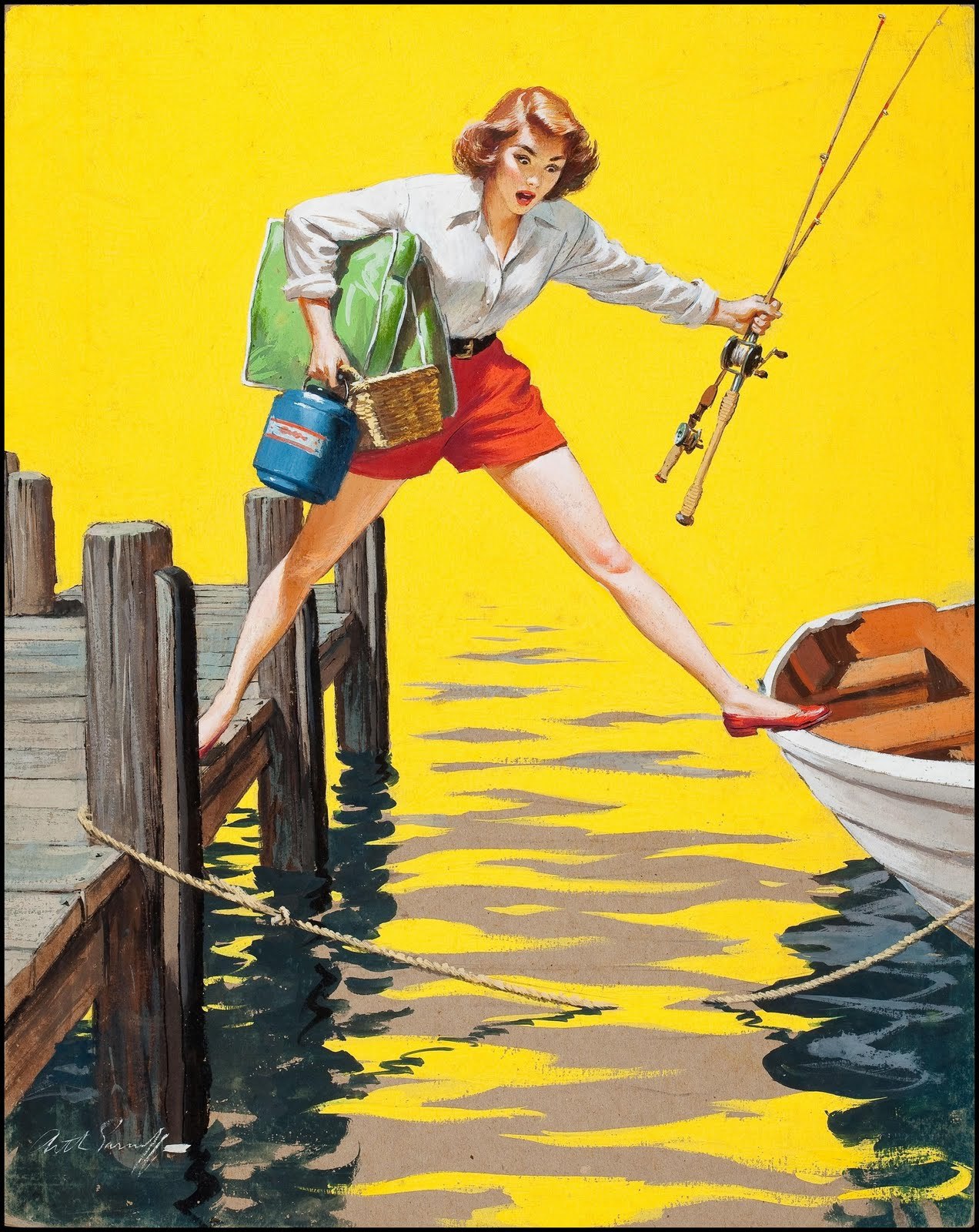 Arthur sarnoff pin up