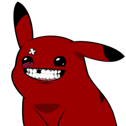 gamefreaksnz:  Meatchu Pikachu/Meat Boy Mashup