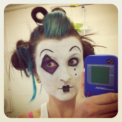 Modelling as a clown :D (Taken with Instagram)