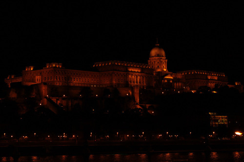 Budapest Palace at Night