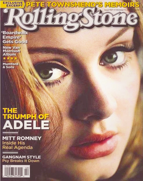 :   Adele + Rolling Stone Magazine  