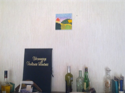 I made this shitty lil’ painting when I was at my parents’ place in August and now they think I am an ‘artist’ and they want to 'see more of my work’ and 'organise a local exposition’ … parents don’t make