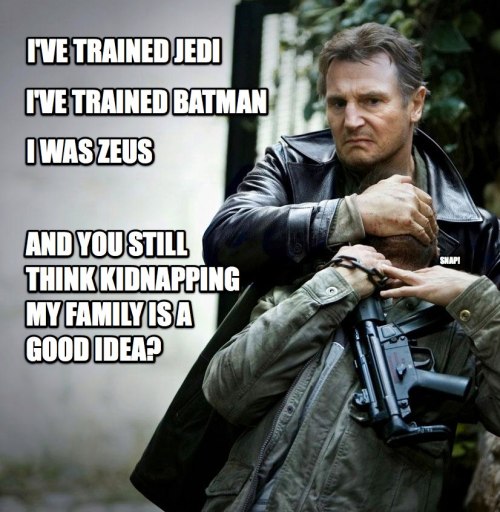 Taken from AMC Theatre&rsquo;s fb page for Taken 2 Featuring Liam Neeson