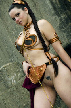 turbocunt:  playwithdolly:  I don’t have a titty tuesday picture for you guys today. But I do have a preview of my Leia set for Cosplay Deviants, I hope thats good enough!! &lt;3  Took me a minute, then I was like “oh look, vagina” 
