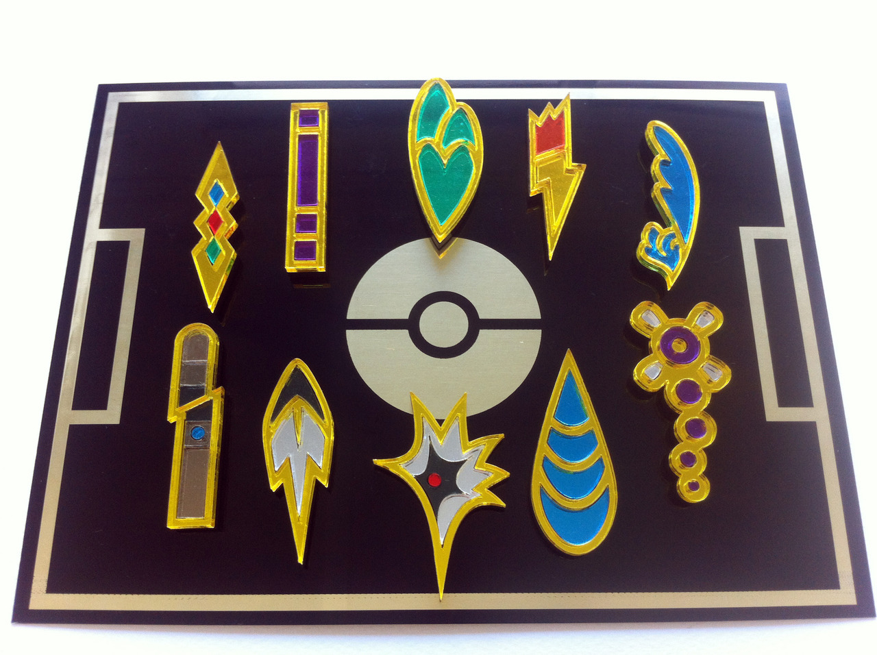 blazerdesigns:  October Giveaway: Pokemon Gym Badges It’s been a while since I’ve