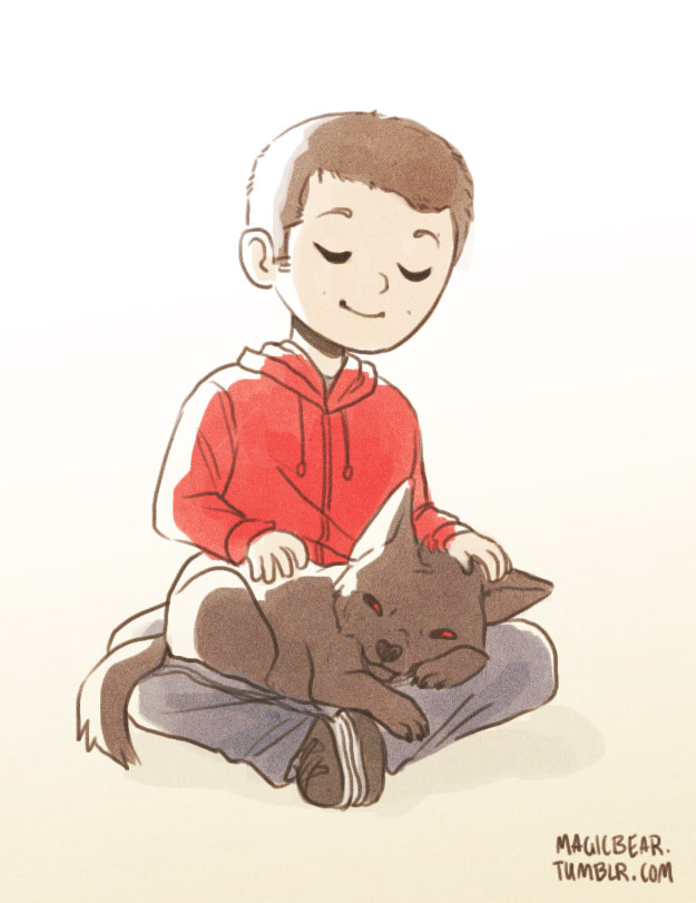 jenmondain:  Some silly doodles of TEEN PUPPIES