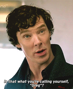 accio-superwholock:  that moment of realization before he says “That’s his name” is my favorite thing he’s like sherlock are you fucking joking you’ve known him how long 