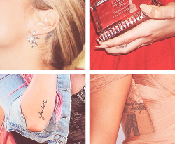  Demi Lovato tattoos. 