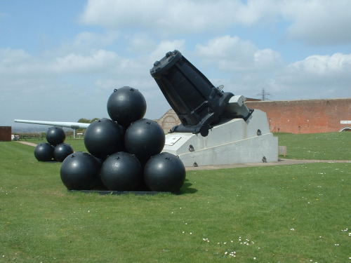 Mallet’s Mortars,Designed by Robert Mallet, Mallet’s mortars were two large 42 ton siege