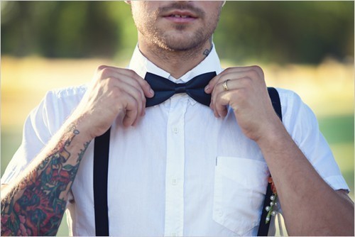 imaginatiofervido:  Inked up and spiffed up. 