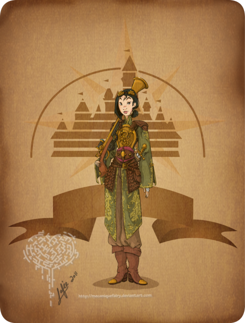 aethyrknight:  Disney Steampunk by MecaniqueFairy. 