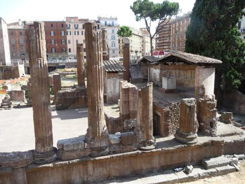 A Republican era temple of Juturna / Juno Curitisis in Largo Argentina. It was built in the 3rd cent