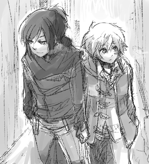 kagome28:  Dibujados por: Ryo@Dmmd^o^ 