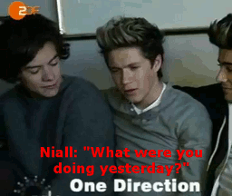 nickalicious27:  jaesama:  Niall’s face is like “holy shit he really just said that”  Harry’s face in the first gif!XP 