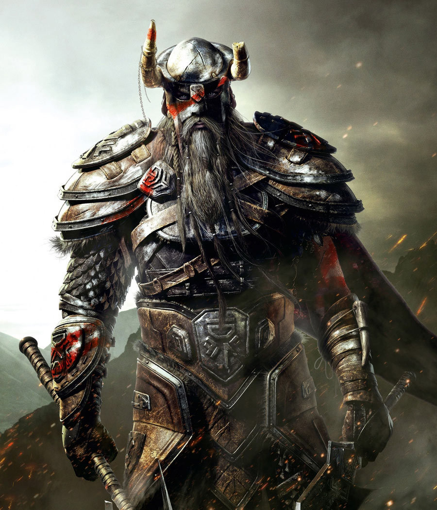 saveroomminibar:  Elder Scrolls Online. Nord and Breton race concept art.