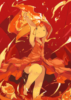 advtimefanart:  Flame Princess by ~Visark