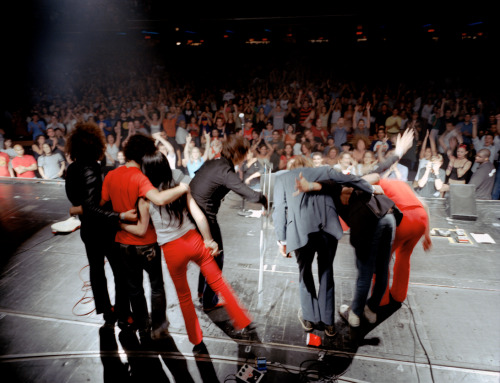 colinlanephotography:The Strokes and The White Stripes take a bow, Radio City Music Hall, August 15,