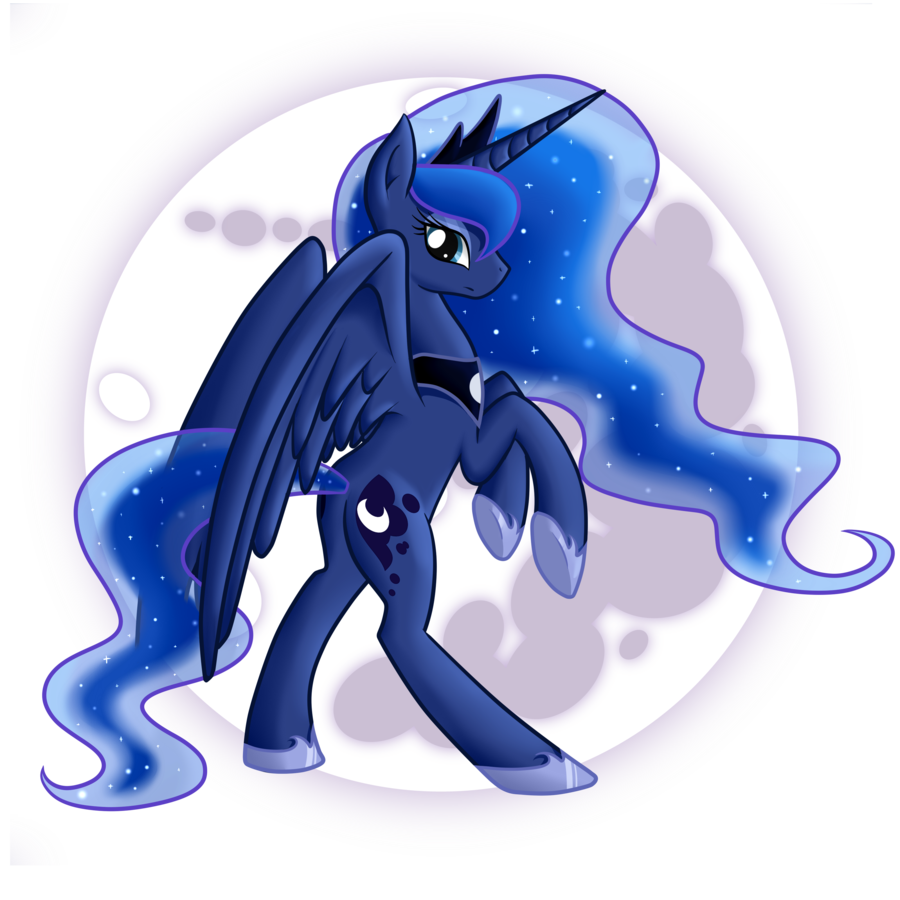 twilightsparklesharem:  (via .:Princess Luna:. by =StaticWave12 on deviantART)
