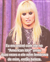rockonglitter:  Demi fala sobre Simon. 