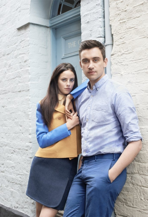 weareglitter:  Carven’s Guillaume Henry and Actress Kaya Scodelario Pose for Eric Guillemain in Elle US 