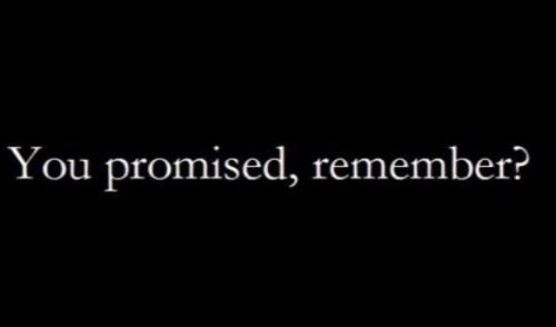 behindtheline:  Honestly, with every broken promise of you, you broke me a little bit more. And now I’m that broken young girl, I shouldn’t be. 