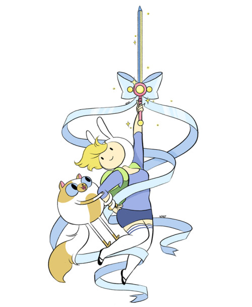 natazilla:  Boom is gonna make a Fionna and Cake 6 issue mini comic run. I’m really grateful that they’re giving me the opportunity to try to create a story for them…. Fionna’s gonna be getting a new sword! And Cake’s eyes are going back to