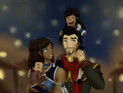 Makorra - Family Outing By ~Ryokosanbrasil Headcanon Time? Headcanon Time! Just Wanted