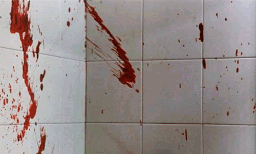 Eeeeww!  Period blood!!