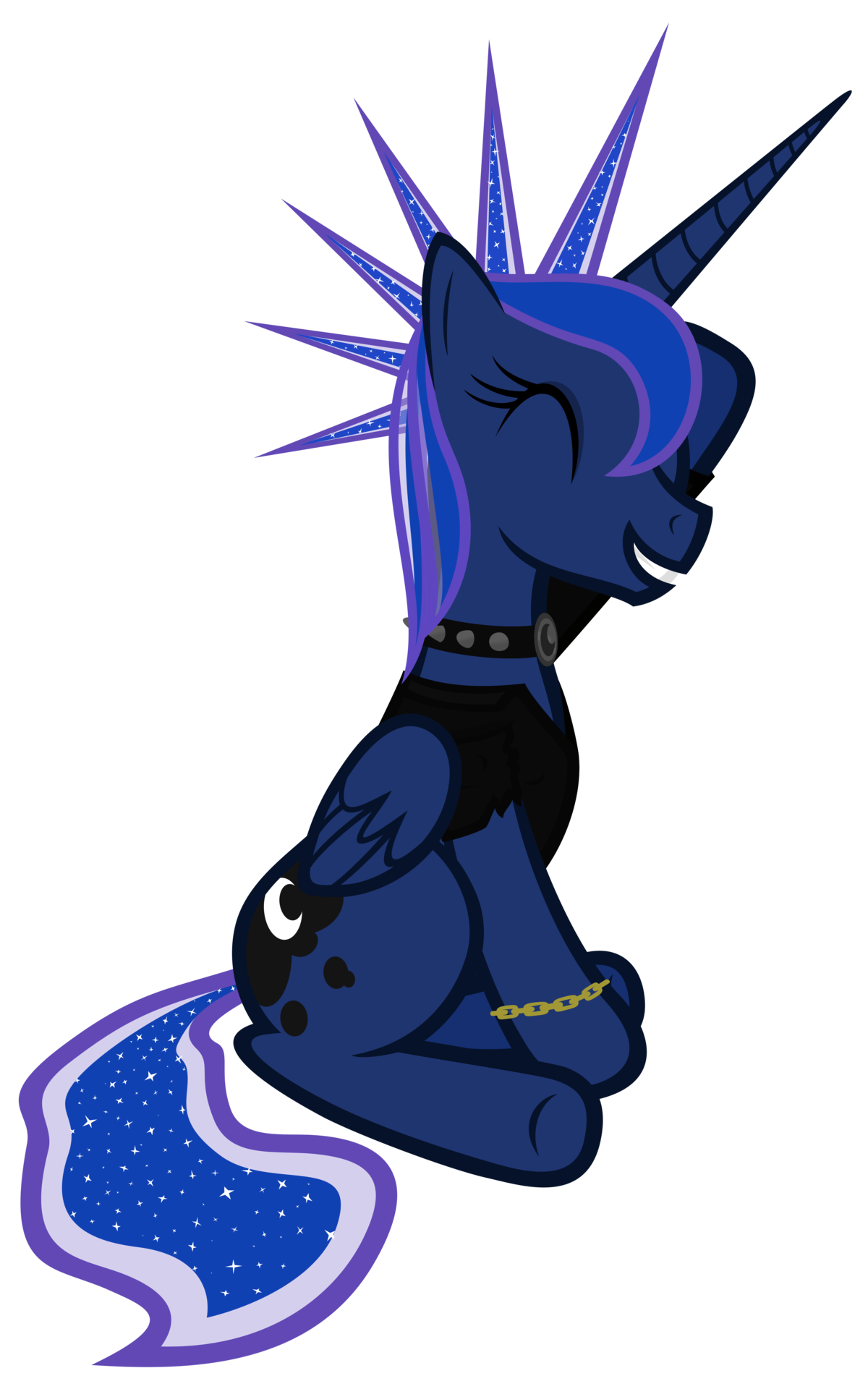 wachuleruxx:  Luna trying out something different by ~Afkrobot 