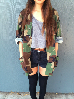 lake-eyes:  Gah i want a camo jacket more than anything :c