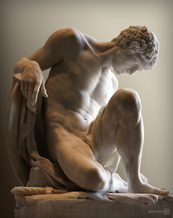 antonio-m:  Dying Gladiator,Pierre Julien, 1776Musée du Louvre, Paris 