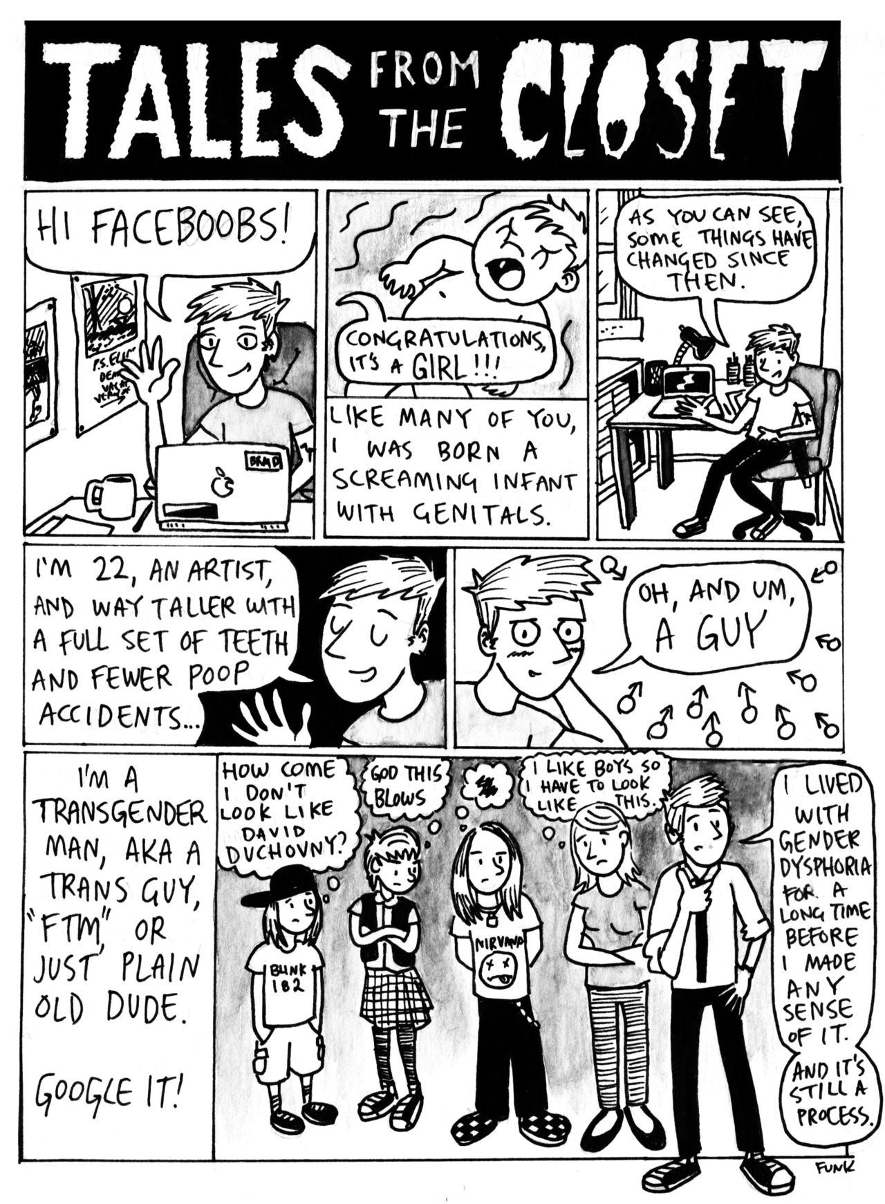 kfffunk:  I made a coming out comic for facebook. Have a happy coming out day, and