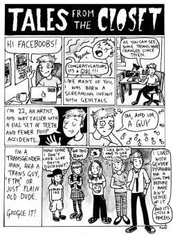 kfffunk:  I made a coming out comic for facebook. Have a happy coming out day, and may the odds be ever in your favor. 