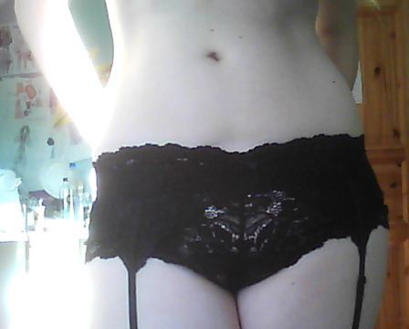 my-sexdiary:  Went shopping with my bestie today, we always end up buying underwear for some reason :P And now I’m home alone having a little fashion show for myself with the things I bought, thought I would share ;) 