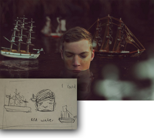 kylejthompson:  I often draw out concepts before I take them.  I think it makes