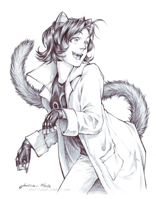 anniilaugh:  kaimitch:  cryptictheorist413:  anniilaugh:  Pencil sketch commission of Nepeta for&nbs