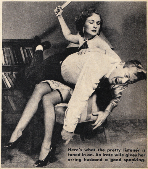 A good spanking,  1949Vintage Scans