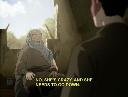 mrfozzilla:brbbl00dbending:One of the few times where Iroh is blunt as hellIroh was the best man