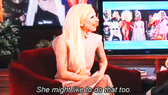 donatellahoe-blog:  Lady Gaga on The Ellen Show (fame monster era) - requested by