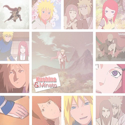 commanderkurama:   tokiiniame-deactivated20170913:  otp’s you can’t get enough of.↳ minato & kushina   Lol you can just see Naruto in both of them. 