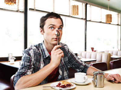 Out actor, Jim Parsons. Funny is so sexy!