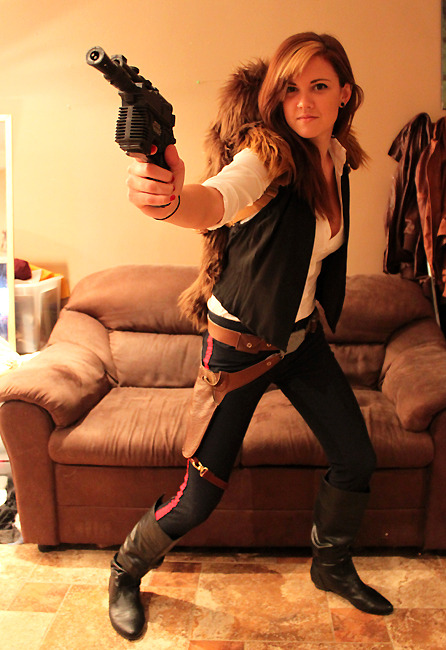 thefrogman:  Han Solo cosplay by Chelsea Bloxsom [tumblr | flickr | etsy] 