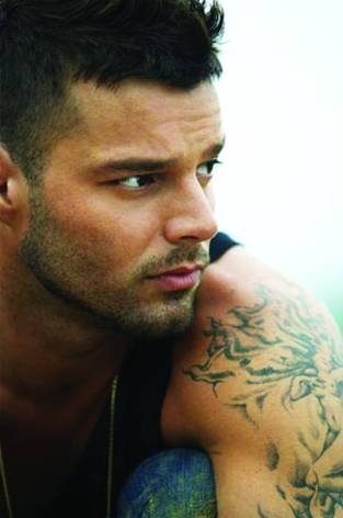 Out recording artist, Ricky Martin.