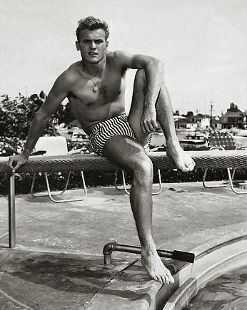Hunky actor, Tab Hunter, the last of my National Coming Out Day photoblog, came out