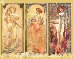 koveckbrom:  Alphonse Mucha paintings.