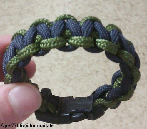 Para Cord Bracelet - Self made (with clip closure) Midnight Blue Olive Green Chocolate Brown Turquoi