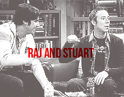 bigbangsheldon:  tbbt’s four couples, even raj has a girlfriend now! 