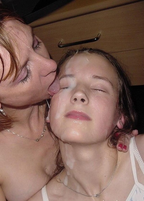 mrkappaman:  Cum swapping after a facialâ€¦Oooo, our pet will clean you my lil